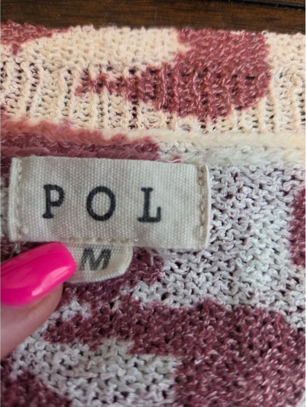 POL leopard sweater